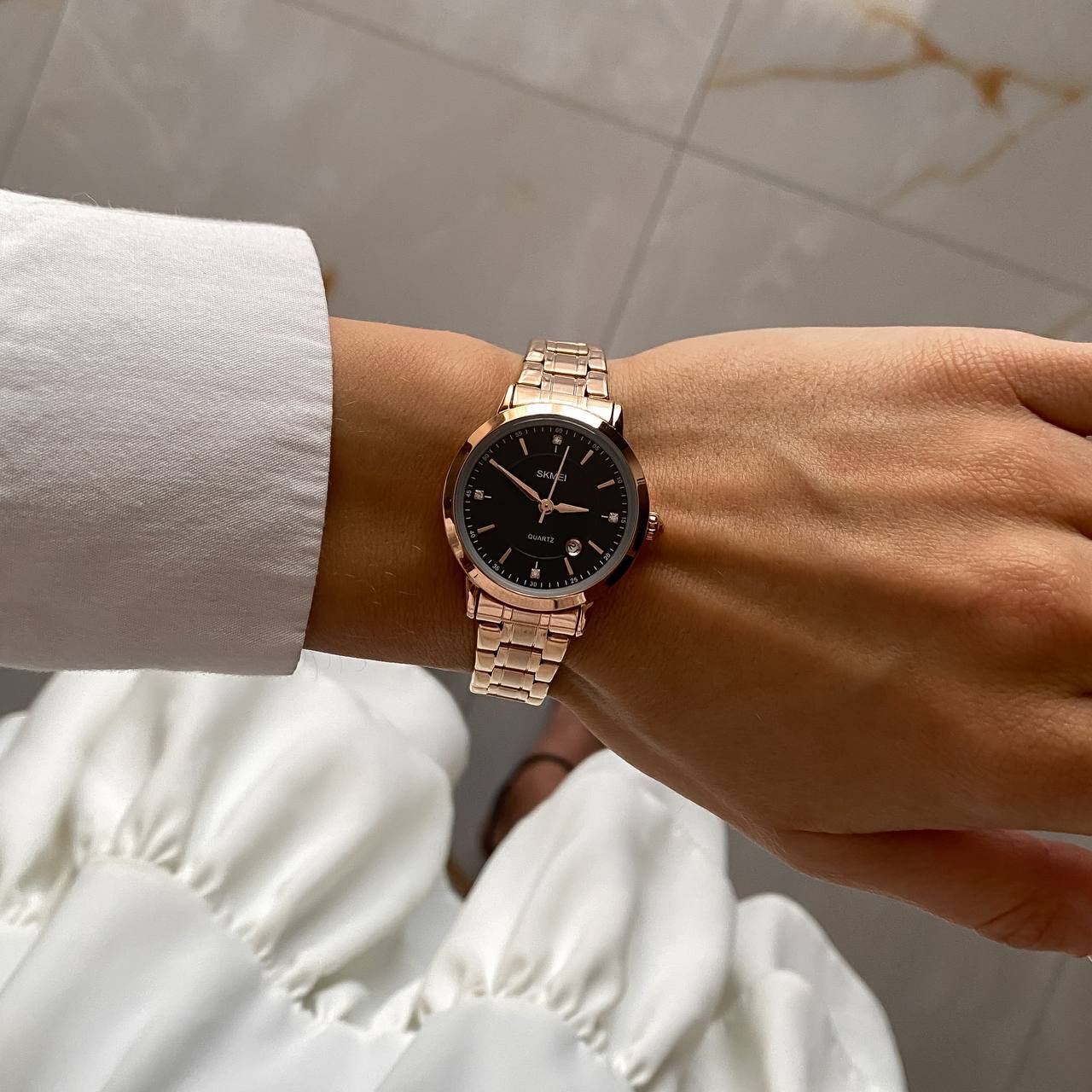 Жіночий годинник Skmei 1819RGBK Rose Gold - Black - Your Watch