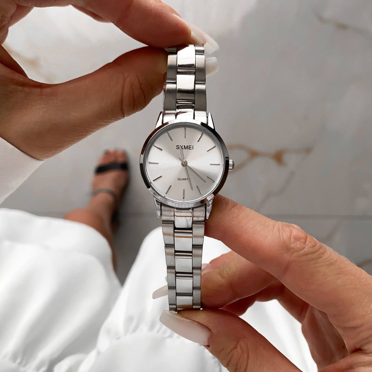 Жіночий годинник Skmei 1695SI Silver - Your Watch